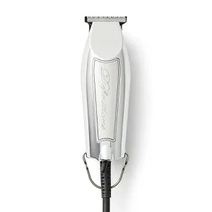 Wahl Sterling Definitions Trimmer with silver housing, ultra-close T-blade, and compact design, ideal for precise detailing and tight area trimming.