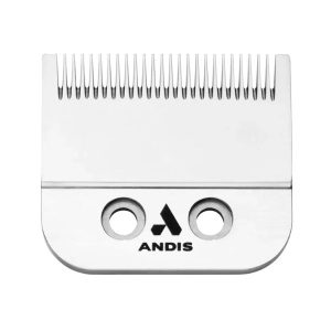 Andis Master Cordless Li Replacement Fade Blade (Item #74045), carbon steel blade adjustable from size 00000 to 000, designed for ultra-close fades and detailed blending; compatible with Andis Master Cordless Clipper (Model MLC).