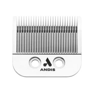 Andis Master Cordless Li Clipper Ceramic Replacement Blade (Item #05050), featuring a ceramic upper cutter and steel lower blade for cooler operation and enhanced durability; adjustable from size 000 to 1; compatible with Master Cordless Clipper (Model MLC).
