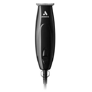Andis Pivot Pro T-Blade Trimmer with a high-performance pivot motor, carbon-steel T-blade, and four attachment combs for versatile grooming.