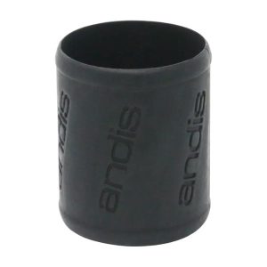 Andis Detachable Blade Clipper Grip Accessory (Model #12525) featuring a flexible, non-slip rubber design to enhance grip and control, compatible with Andis models AGC, AGC2, DBLC Series, and SMC.