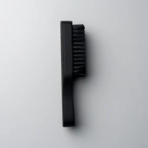 L3VEL3 Soft Club Brush designed for cleaning loose hair during fades and haircuts, helping barbers achieve sharper, more precise finishing results with soft bristles for gentle scalp use.