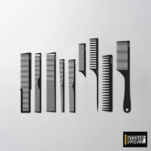 L3VEL3 9PC Hair Styling Comb Set