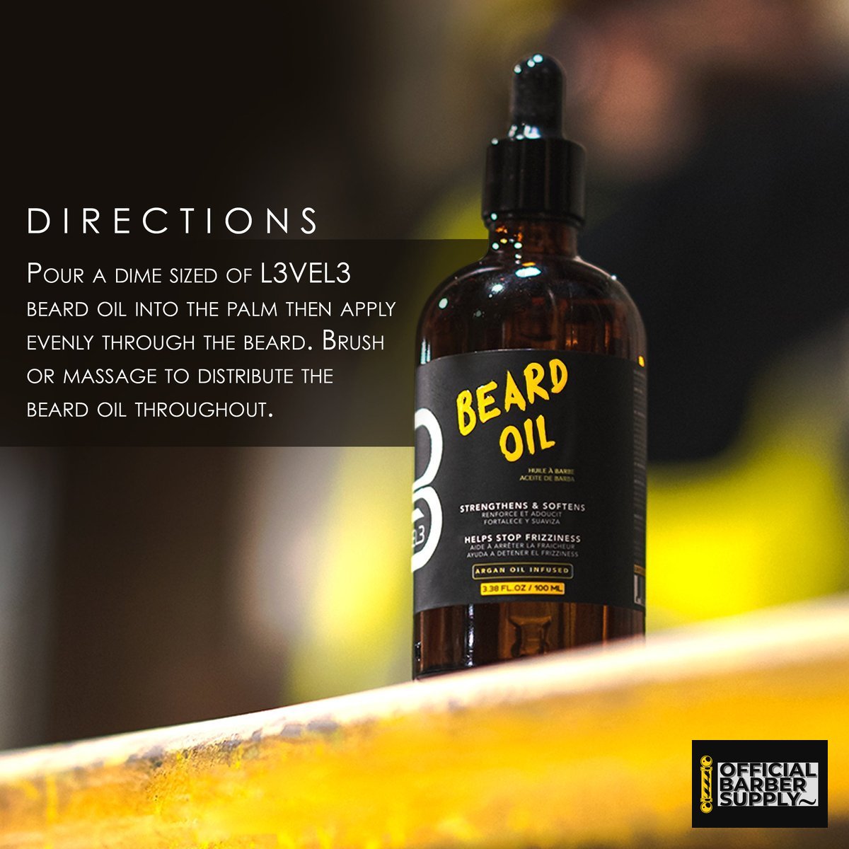 L3VEL3 Beard Oil