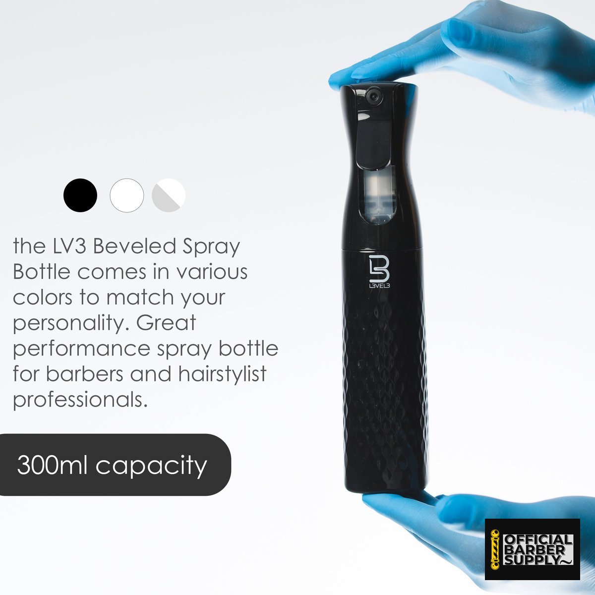 L3VEL3 Beveled Spray Bottle