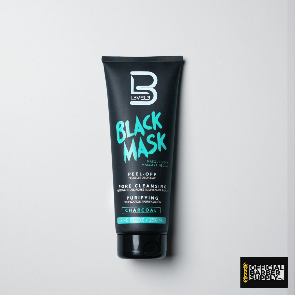 L3VEL3 Black Facial Mask