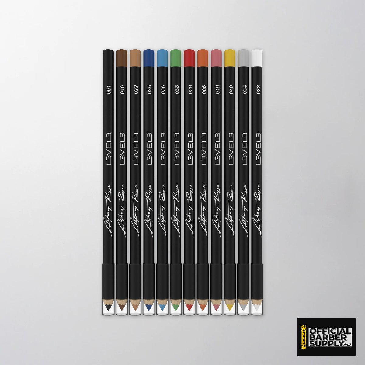 L3VEL3 Color Liner Pencils - 12 Pc