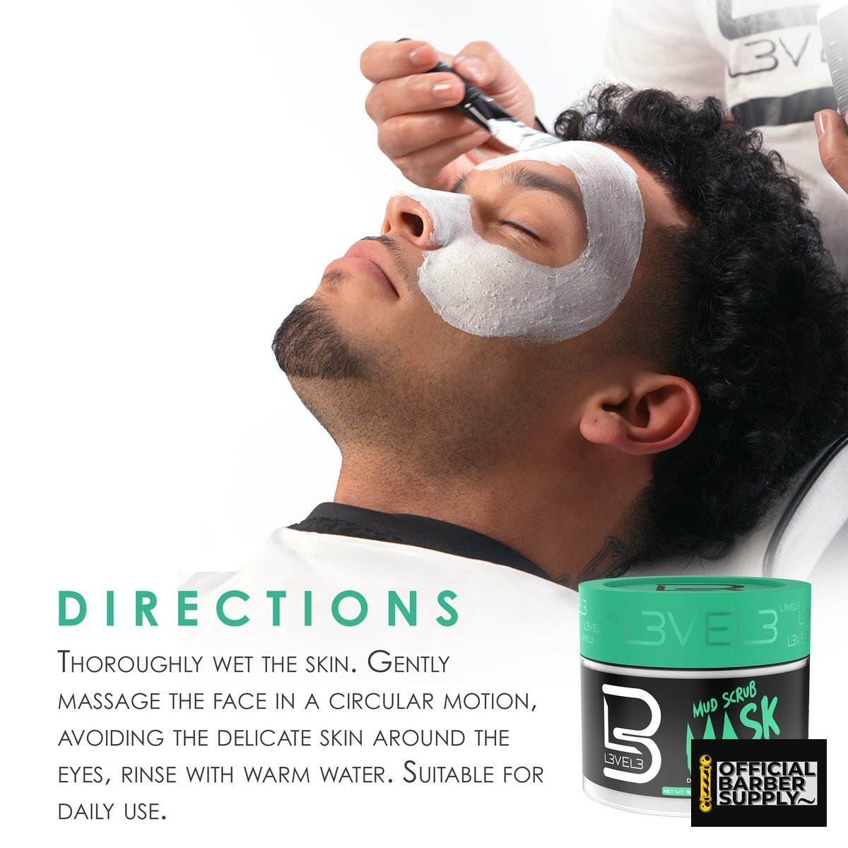 L3VEL3 Mud Facial Scrub