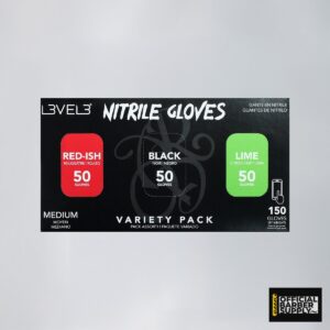 L3VEL3 Nitrile Gloves Variety Pack