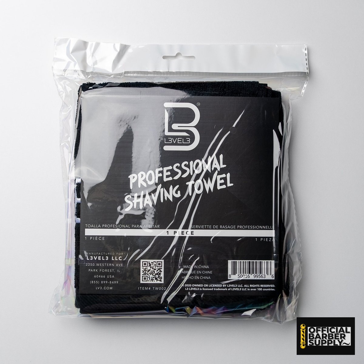 L3VEL3 Premium Shaving Towel