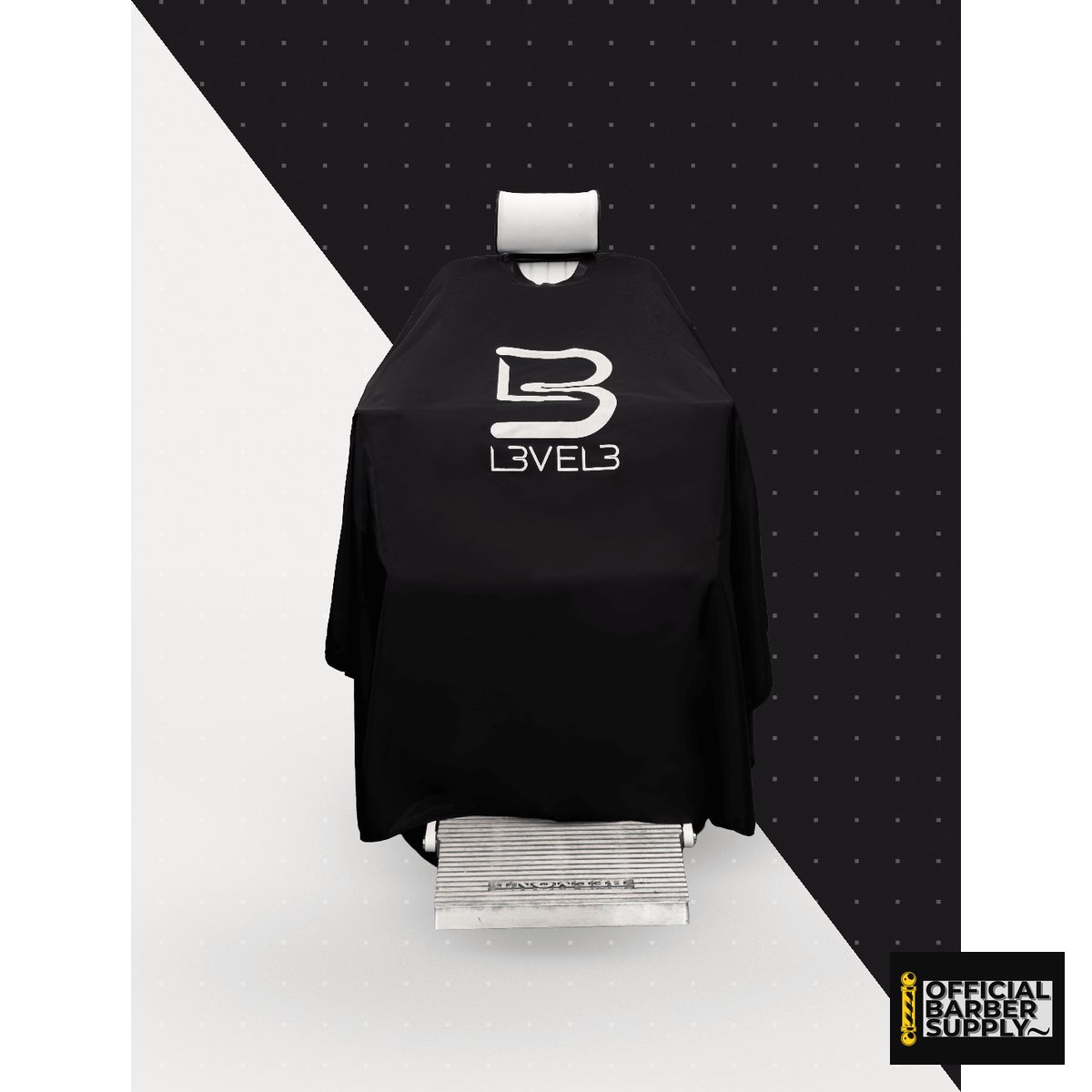L3VEL3 Professional Rubber Neck Cutting Cape