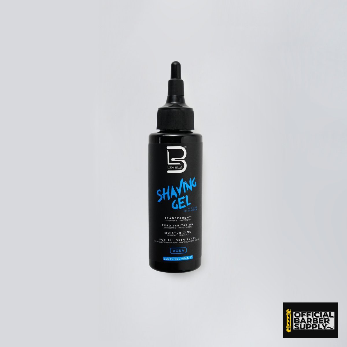 L3VEL3 Transparent Shaving Gel