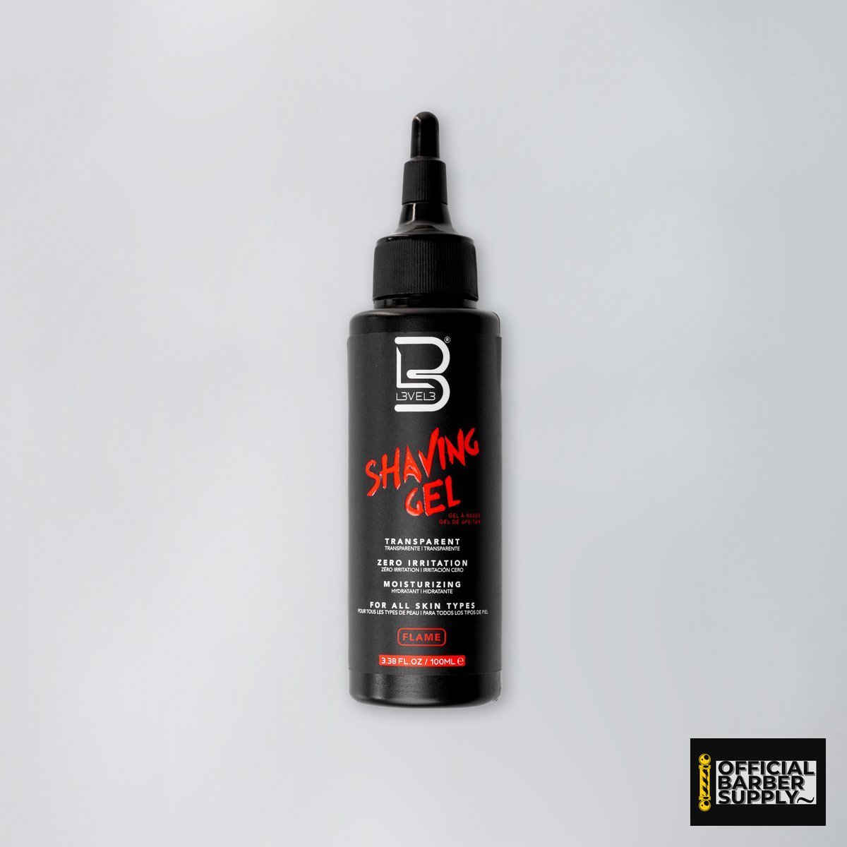 L3VEL3 Transparent Shaving Gel